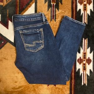 Silver Boyfriend Jeans